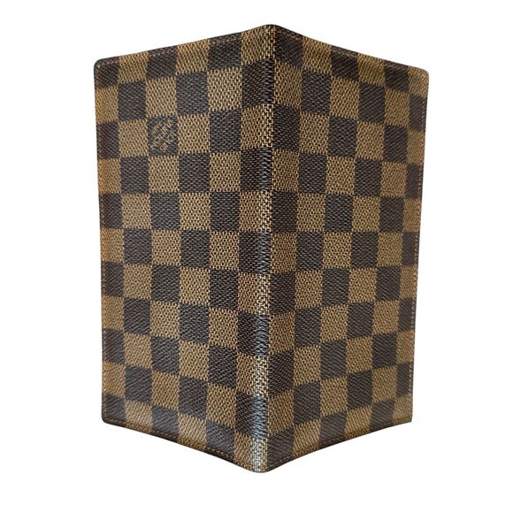Louis Vuitton Men’s Damier Ebene Brown Long Card Holder Wallet Bifold With COA - Picture 3 of 8